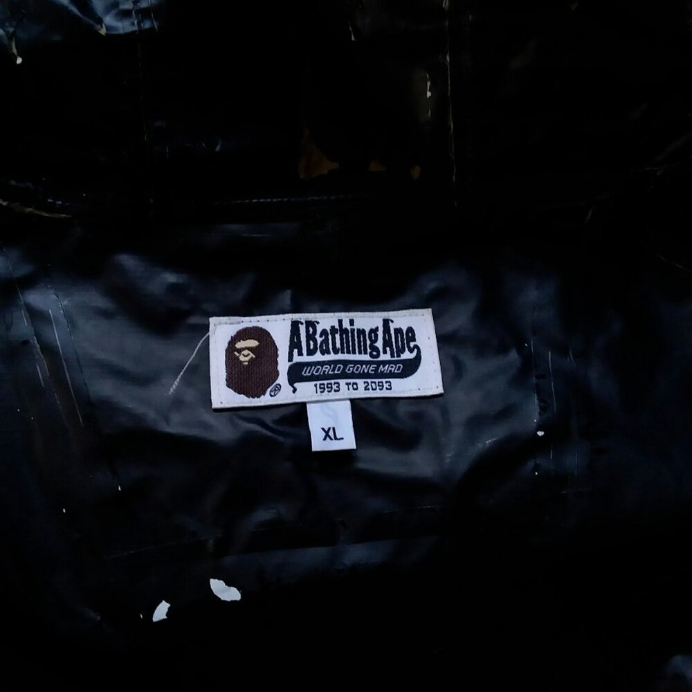 Bape 1st Camo Pertex Shield Rain Windbreaker Jacket Made in Japan - Picture 14 of 16